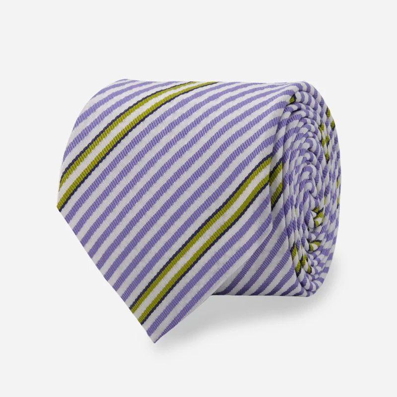 Manarola Stripe Lilac Tie
