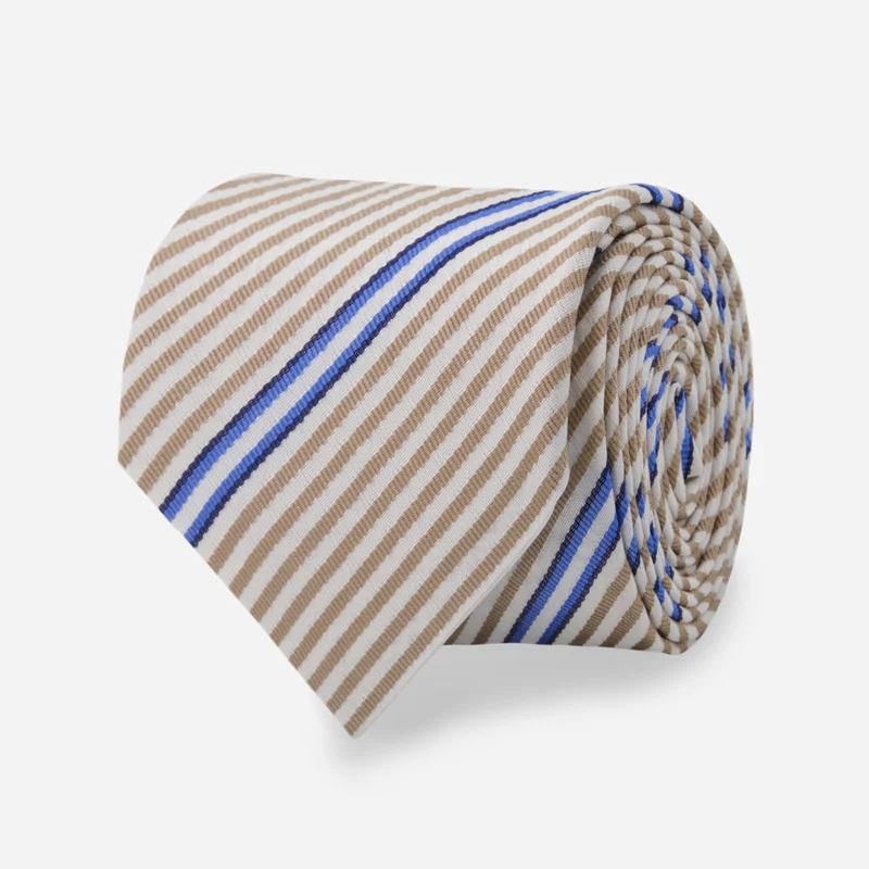 Manarola Stripe Sand Tie