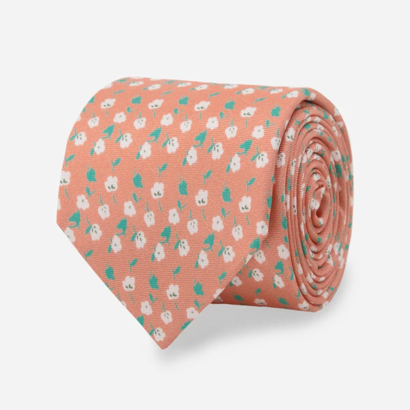 Cottage Garden Peach Tie