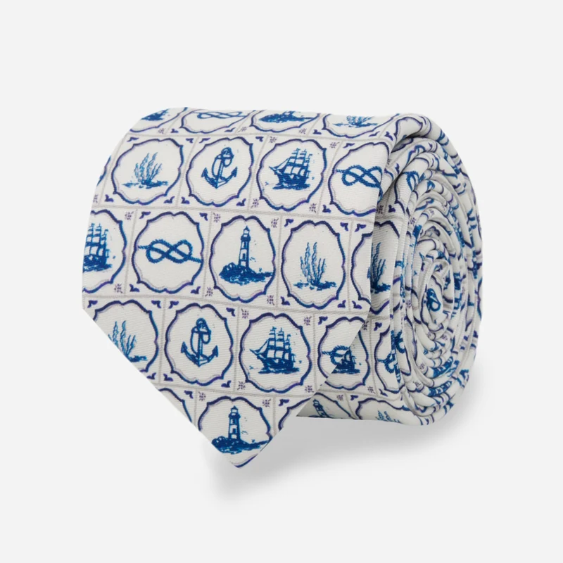 Mariner's Mosaic Ivory Tie