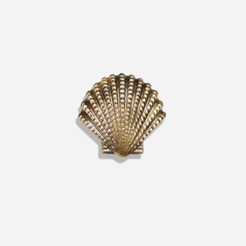 Ocean Crest Antique Brass Lapel Pin