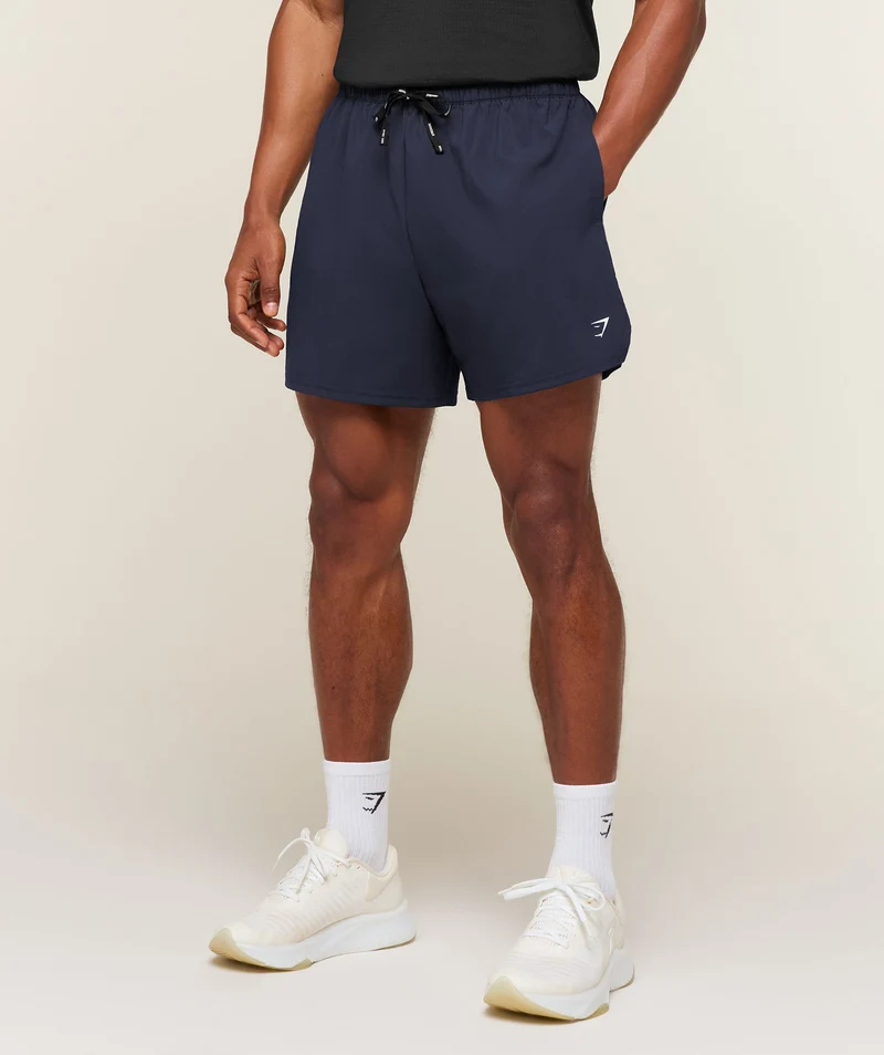Gymshark Train 5" Shorts - Heavy Blue