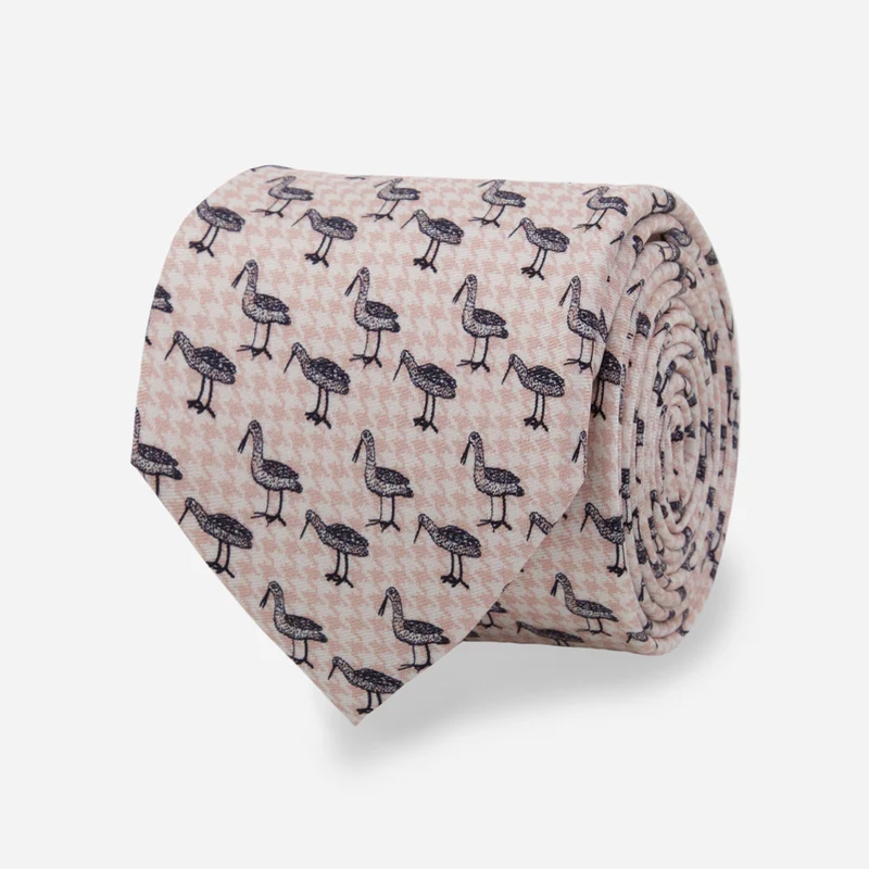 Brendan Fernandes x The Tie Bar Pride Bata Quack Quack Rose Pink Tie