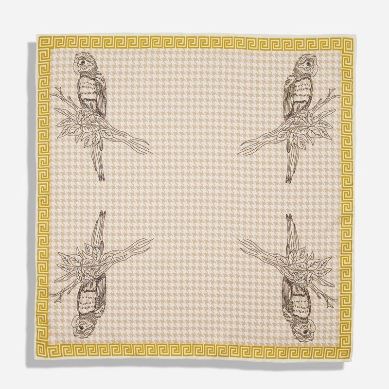 Brendan Fernandes x The Tie Bar Pride Kasuku Talk Talk Dune Pocket Square