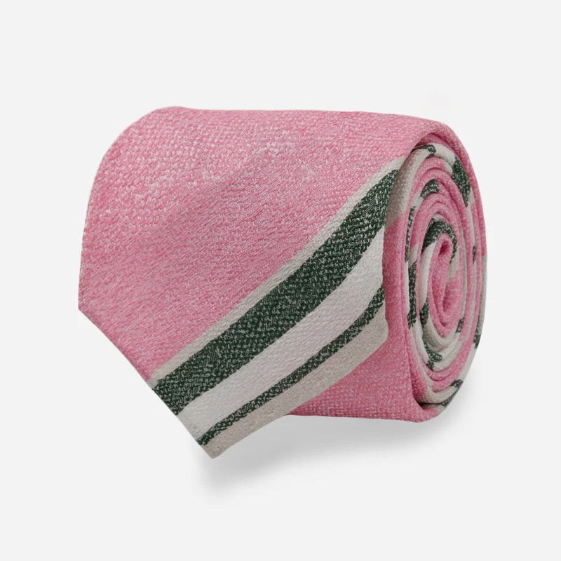 Sorrento Stripe Pink Tie
