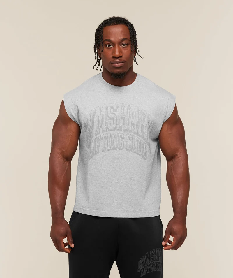 Gymshark GSLC Cut off tank - Soft Grey Marl