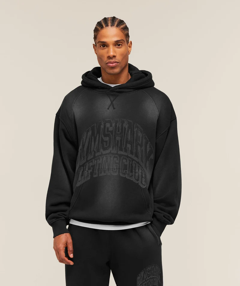 Gymshark GSLC Hoodie - Black/Wash