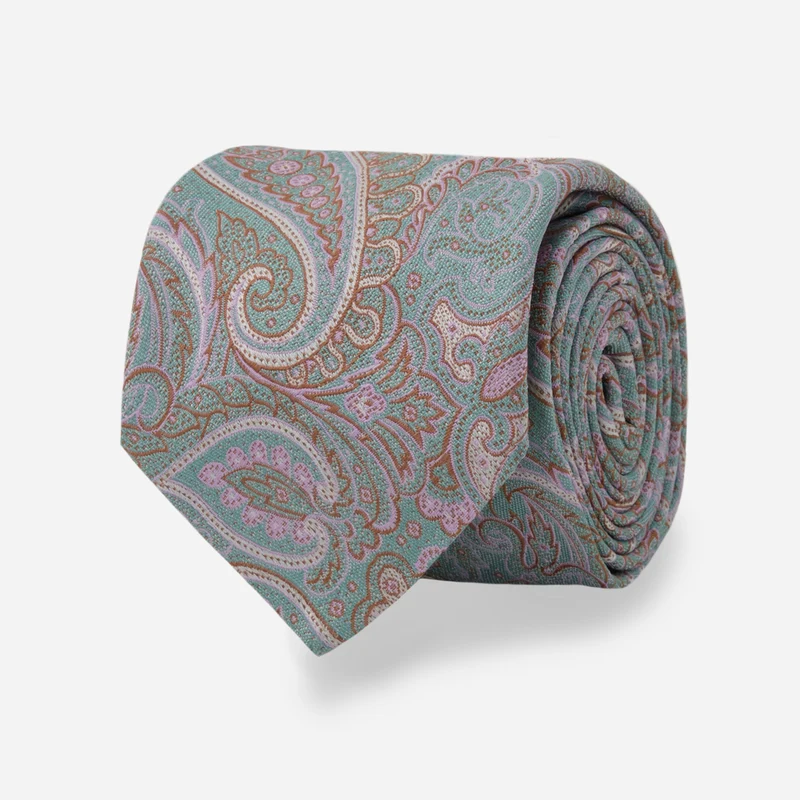Portofino Paisley Sage Tie