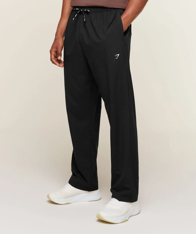 Gymshark Perforated Train Pants - Black