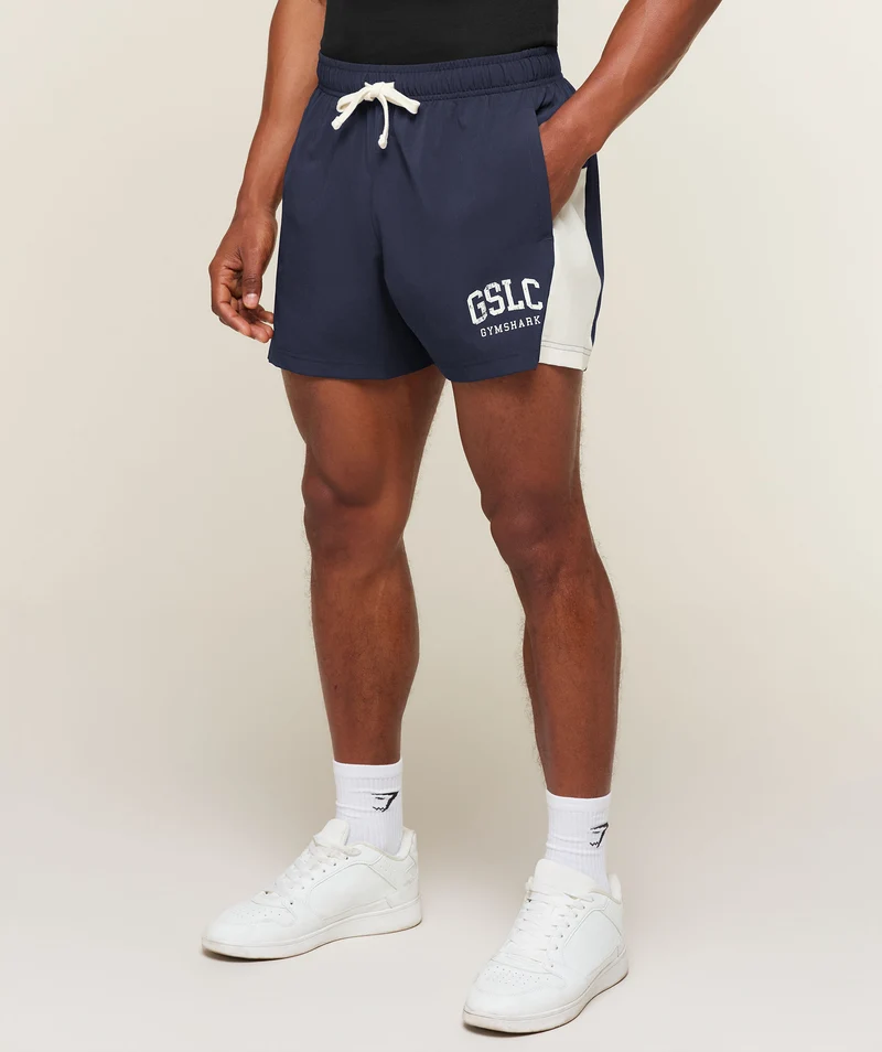 Gymshark GSLC Emblem Shorts - Heavy Blue