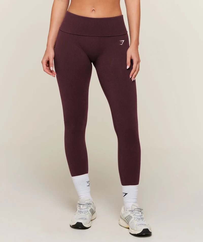 Gymshark CottonMove™ Leggings - Calm Purple Marl