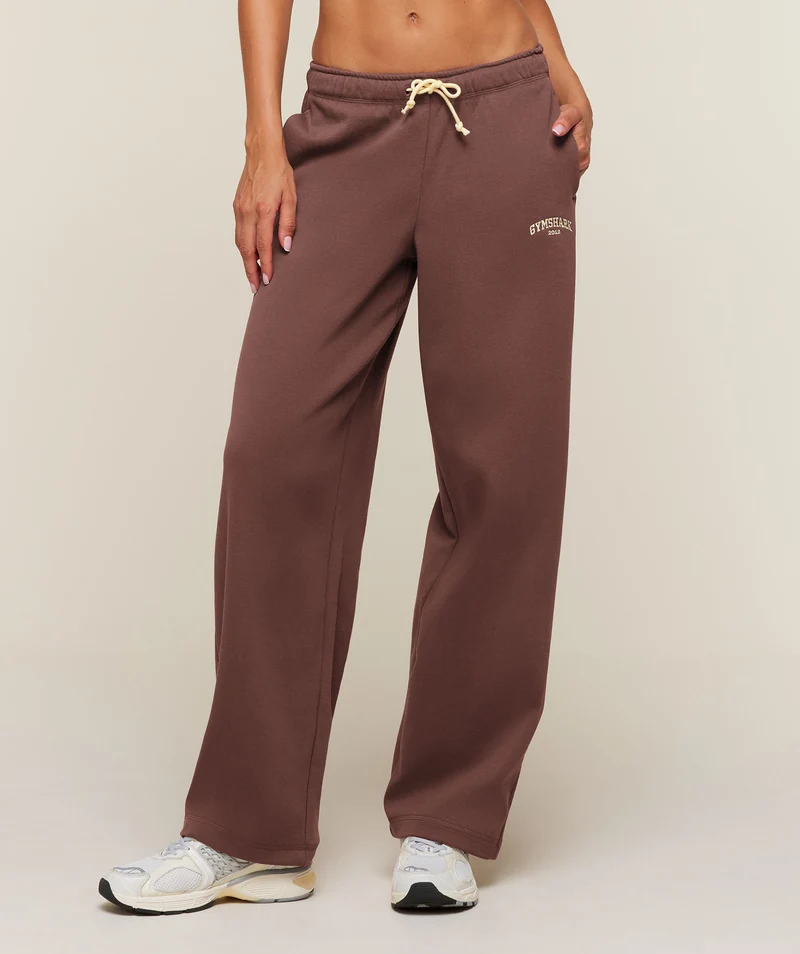 Gymshark Cosy Luxe Campus Pants Tall - Espresso Brown