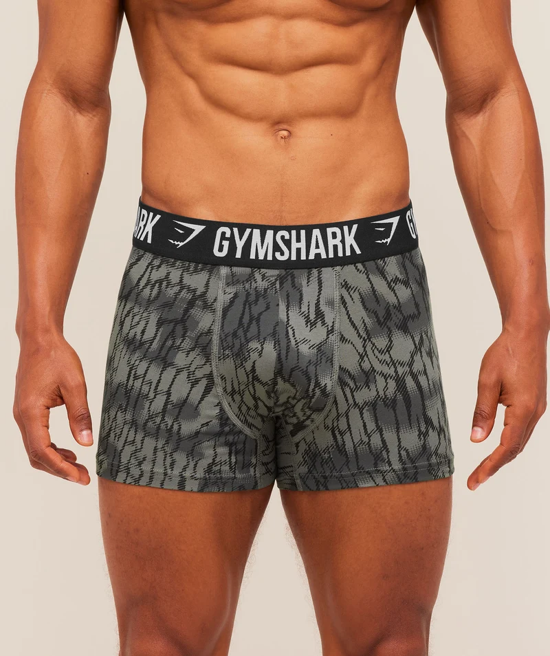 Gymshark Boxer Brief 5PK - Ash Grey/Chalk Beige/Lifestyle Brown/Espresso Brown