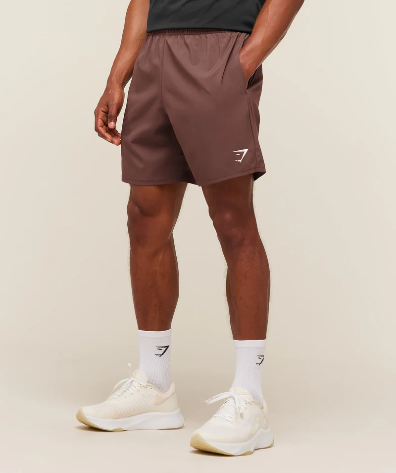 Gymshark Arrival 7" Shorts - Espresso Brown