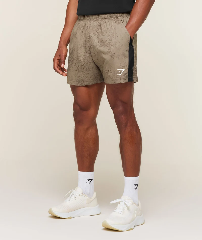 Gymshark Sport 5" Shorts - Lifestyle Brown/Black