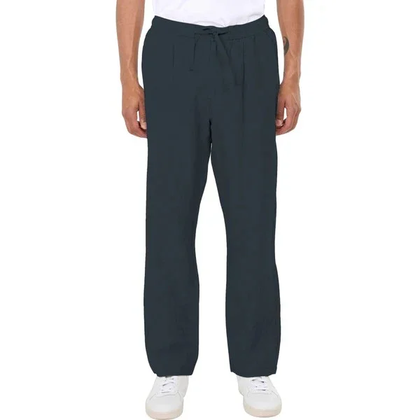 FIG loose linen pants - 1450 Yarndyed - Total Eclipse