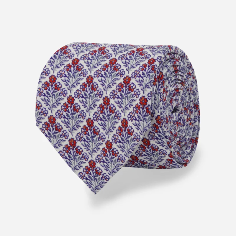 Laura Ashley x The Tie Bar Pettywell Navy Tie