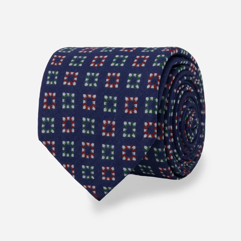 Laura Ashley x The Tie Bar Harmony Navy Tie