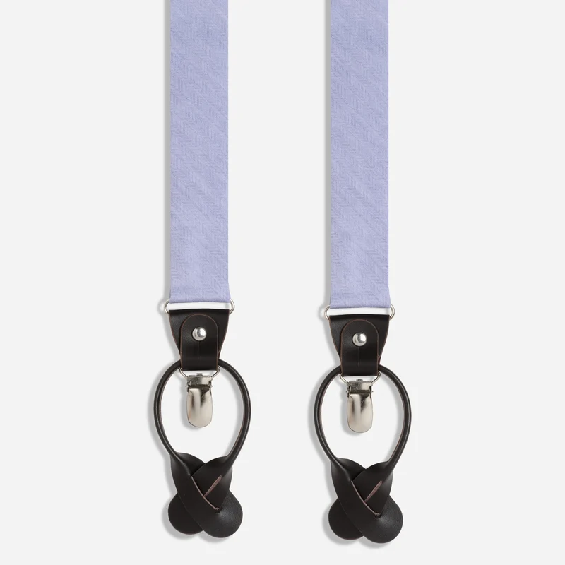 Linen Row Sky Blue Convertible Suspender