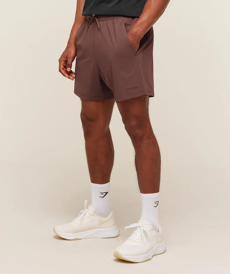 Gymshark Hybrid 6" Short - Espresso Brown
