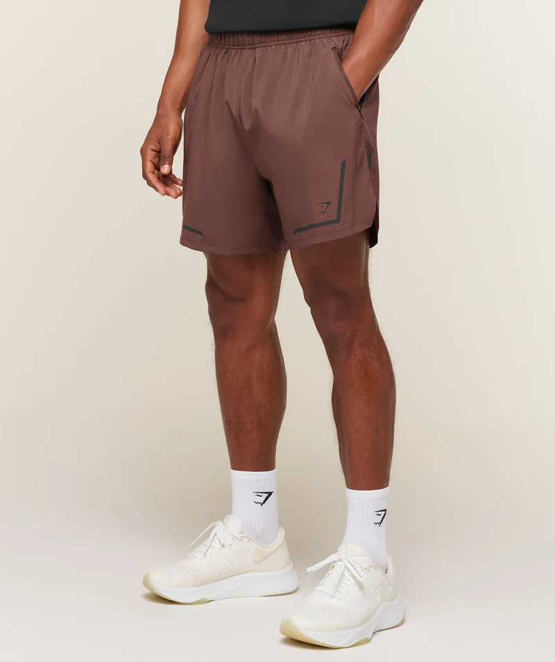 Gymshark Movement Sport 5" Shorts - Espresso Brown
