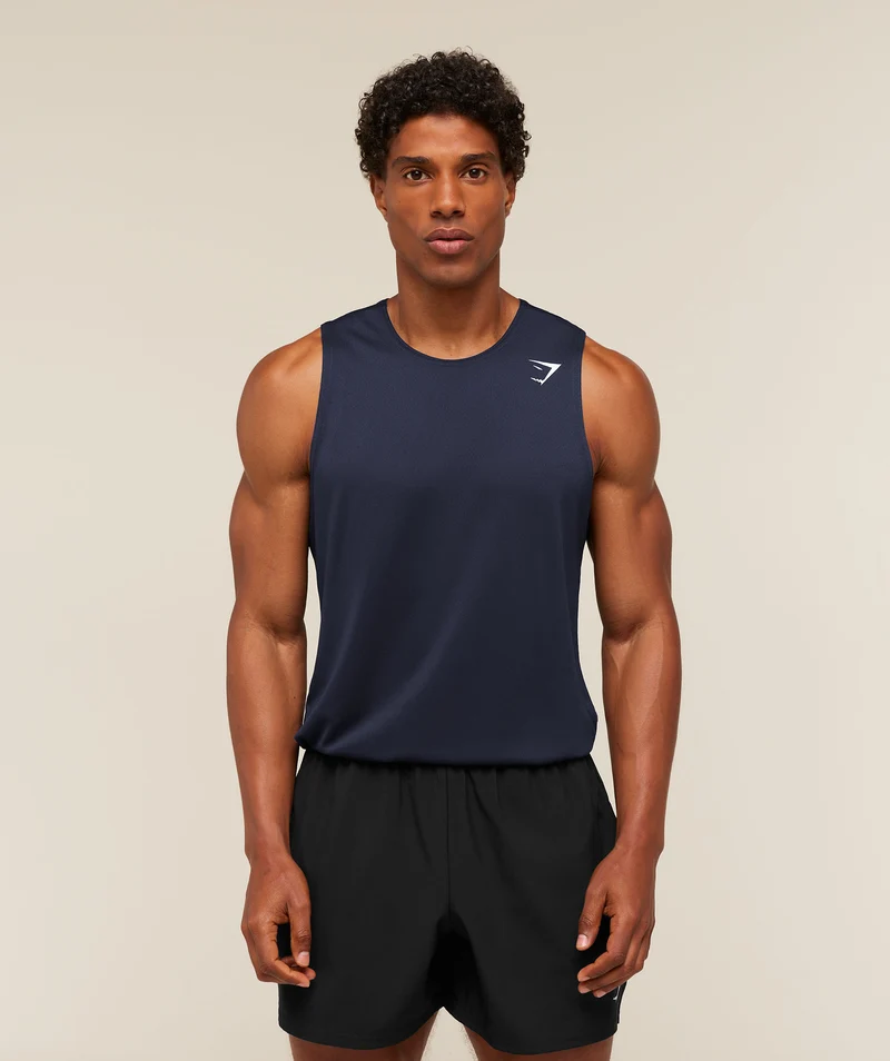 Gymshark Arrival Tank - Heavy Blue