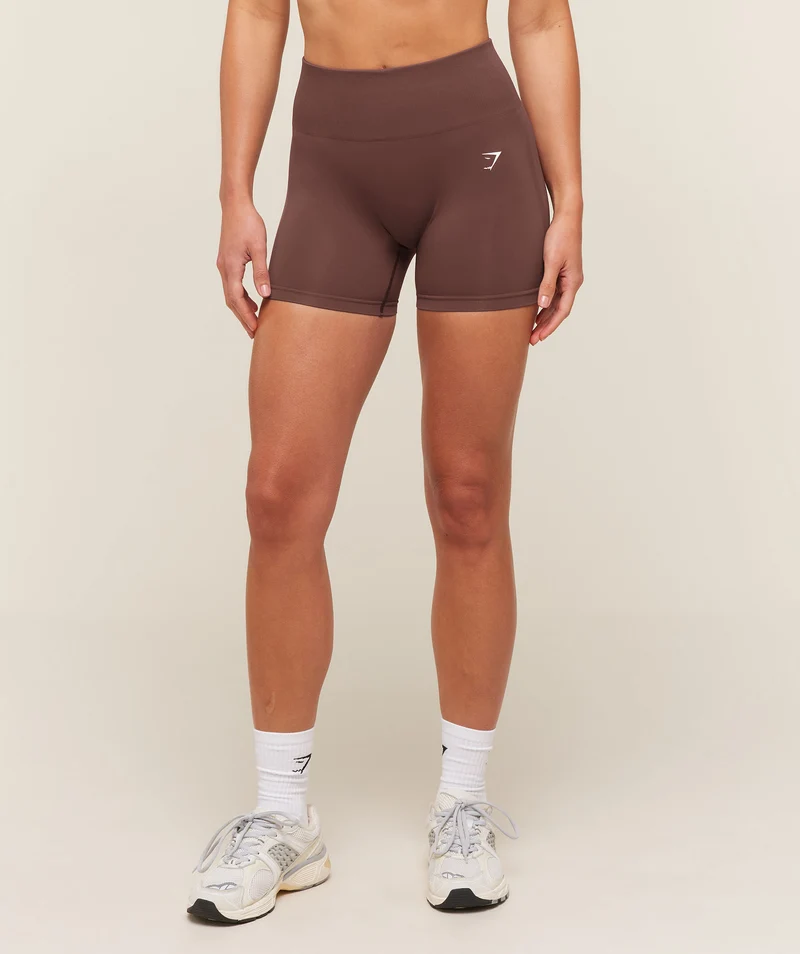 Gymshark Everyday Seamless Shorts - Espresso Brown