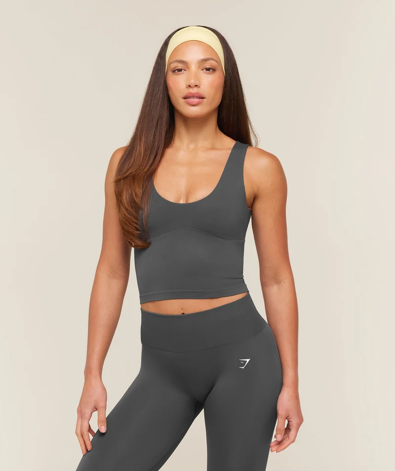 Gymshark Everyday Seamless Shelf Tank - Onyx Grey