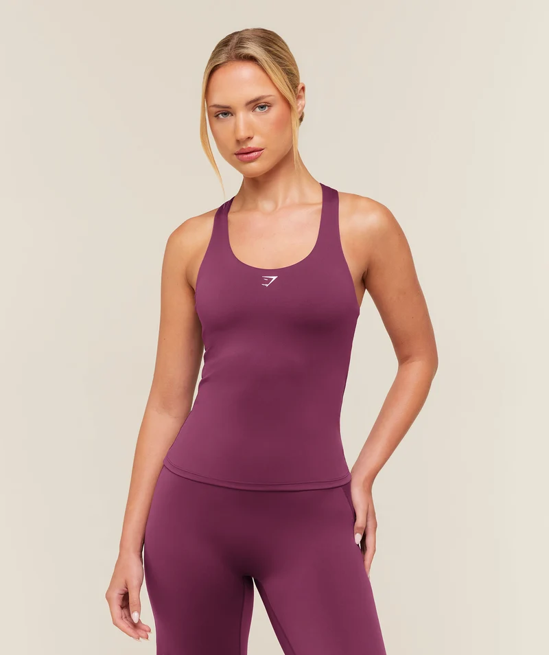 Gymshark Shelf Cami Tank - Strength Pink