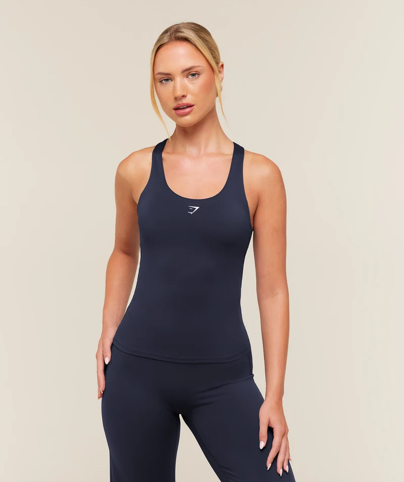 Gymshark Shelf Cami Tank - Heavy Blue