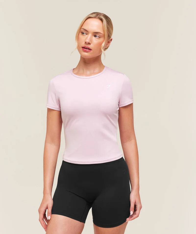 Gymshark Training Baby Tee - Haze Pink