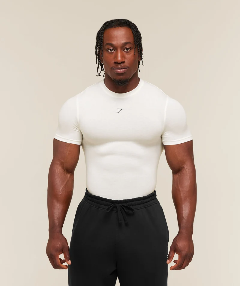 Gymshark Super Soft Muscle Tee - Soft White