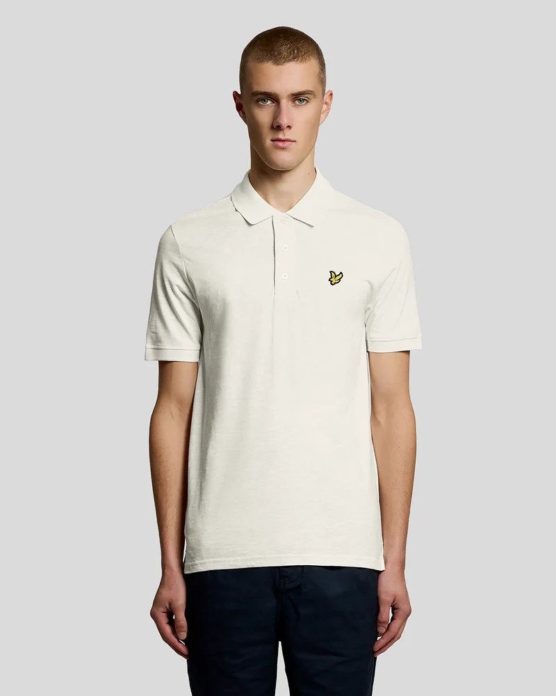 Fine Cotton Slub Polo Shirt