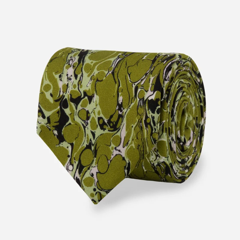 Wolfum x The Tie Bar Olio Army Green Tie