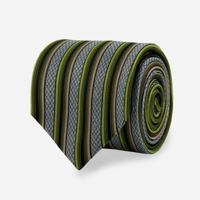 Wolfum x The Tie Bar Adam Stripe Multi Tie