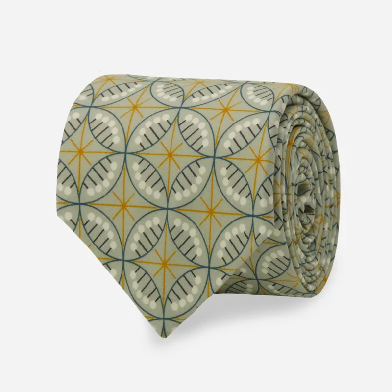 Kate Lower x The Tie Bar Circles Smoke Tie