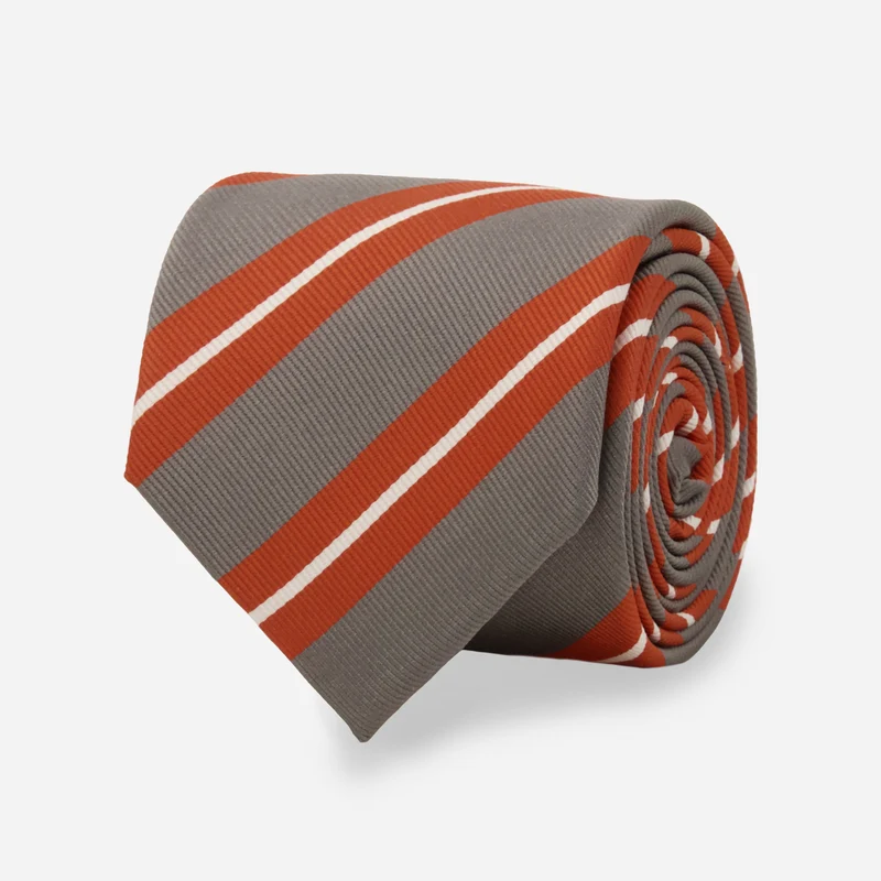 Alma Mater Heritage Manning Orange Tie