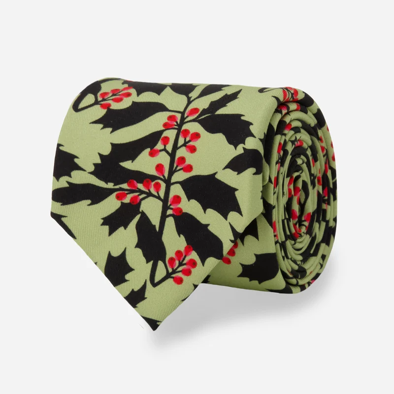 Kate Blairstone x The Tie Bar Holly Sage Tie