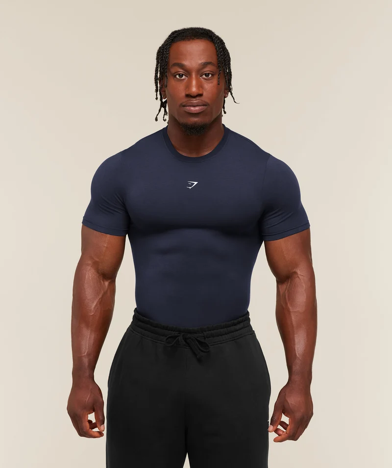 Gymshark Super Soft Muscle Tee - Heavy Blue