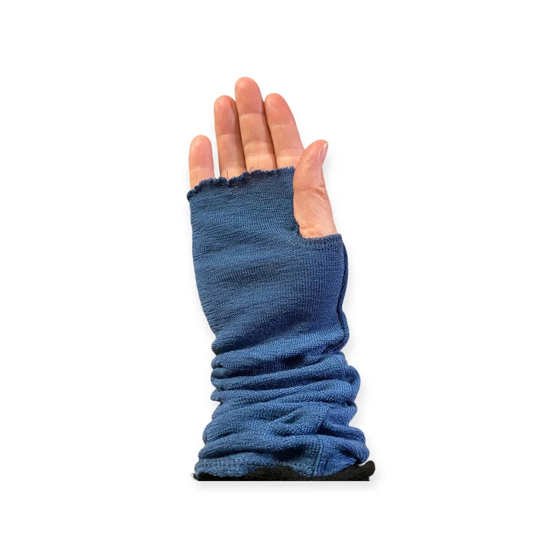 Wrist Warmer Denim Blue