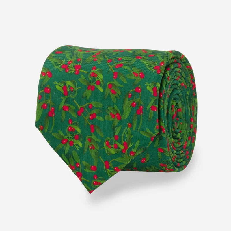 Holly Cedar Green Tie