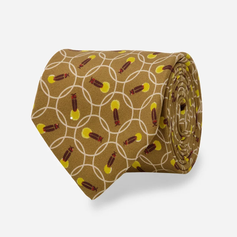 Wandawega Lightning Bug Khaki Tie