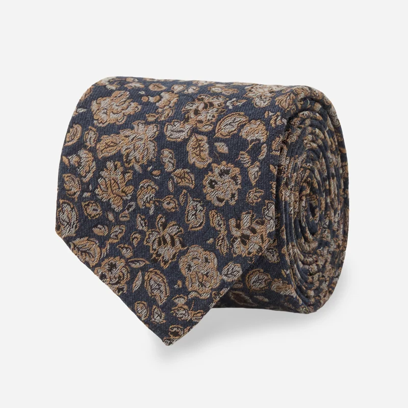 Capri Floral Light Blue Tie