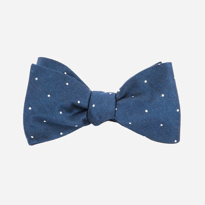 Jpl Dots Navy Bow Tie