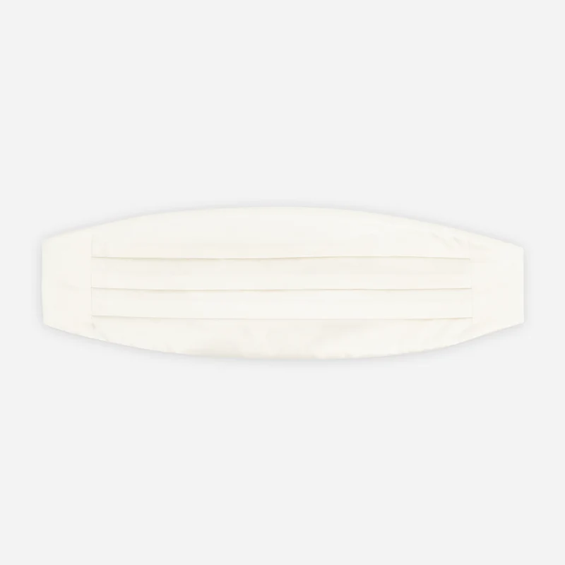 Cummerbund White Belt