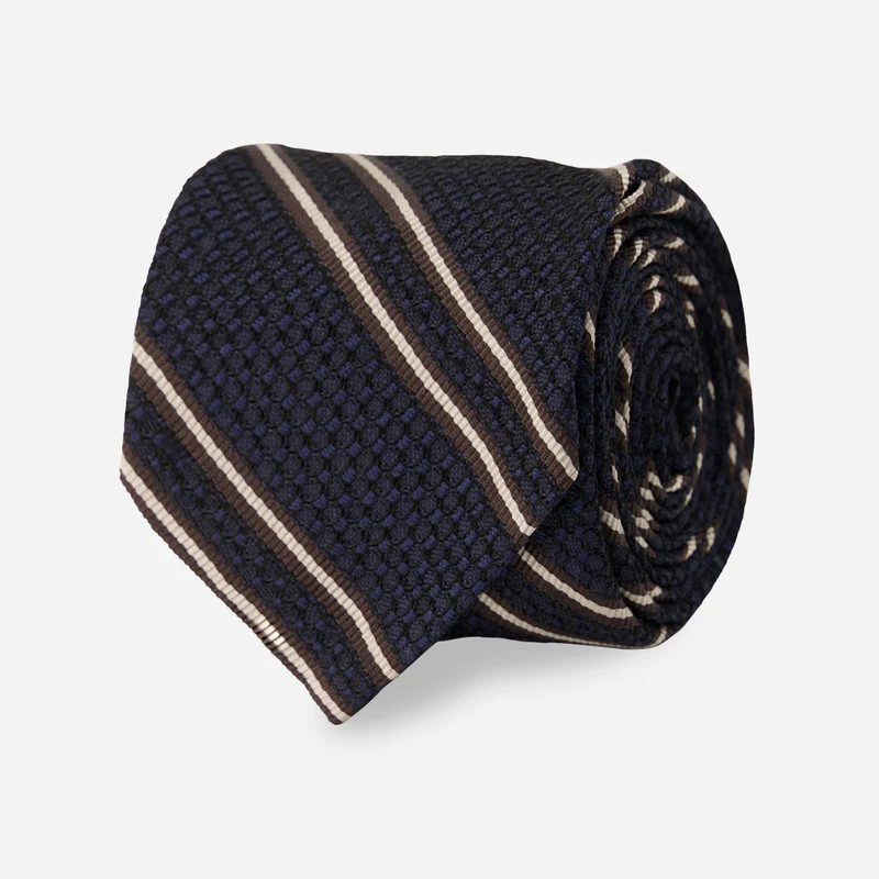Grenalux Stripe Navy Tie
