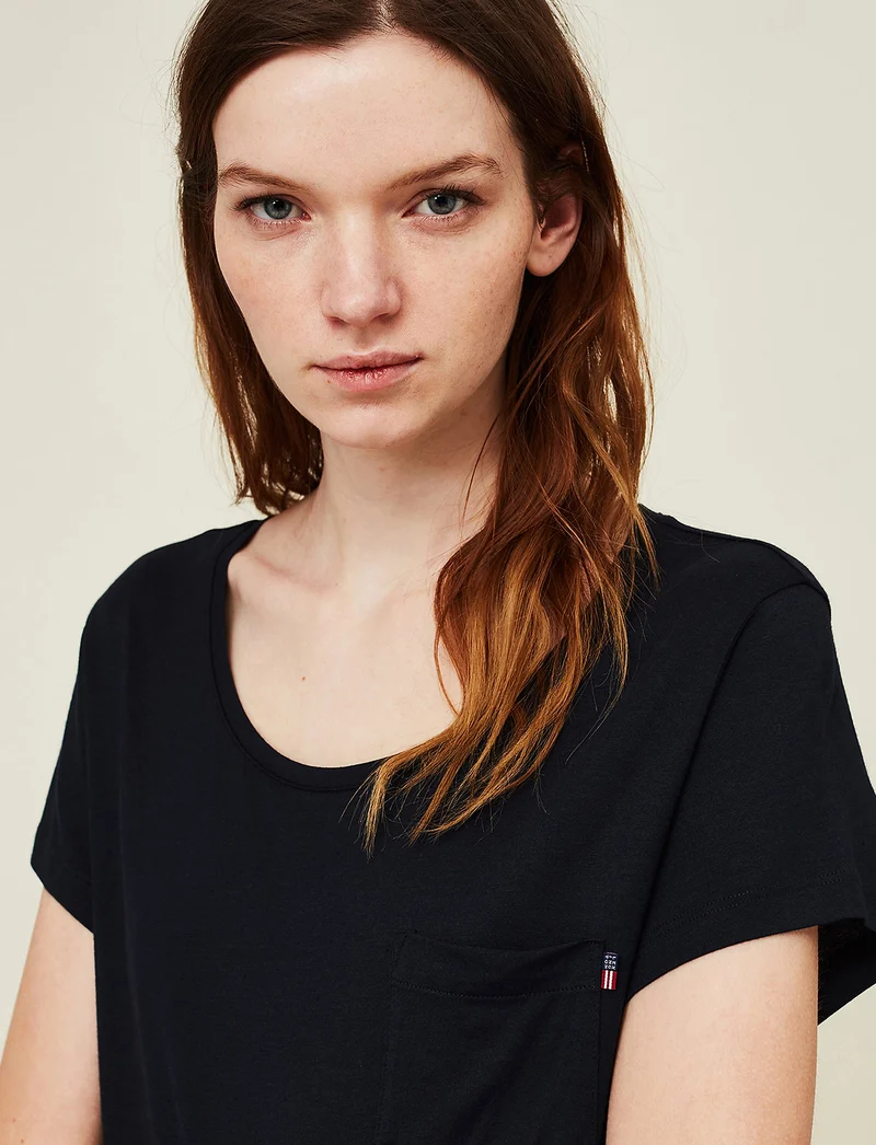 Ashley Jersey Tee Blå 20001700 Dark Blue