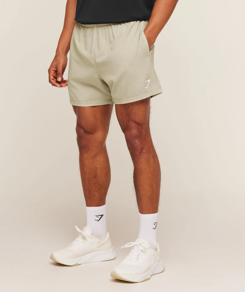 Gymshark Washed Pastels Shorts - Pebble Grey/Wash