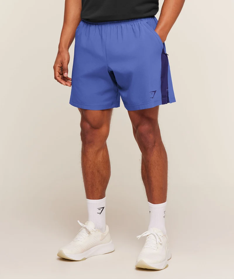 Gymshark Sport 7" Shorts - Force Blue/Indigo Purple