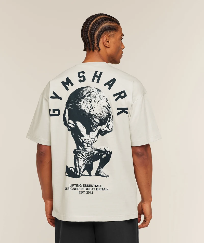 Gymshark Atlas T-Shirt - Tinted White